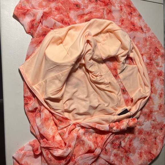 Giffniseti Floral Maxi Dress. Orange and Red tones. 3XL NEW WITH TAGS - Picture 10 of 12